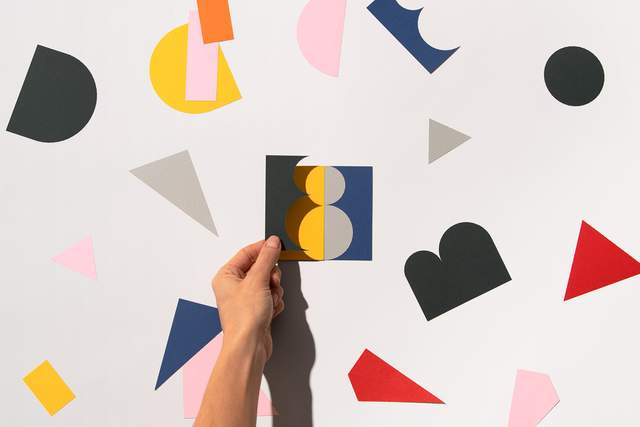 字母表書品牌形象設計 平面設計與紙張藝術的交融